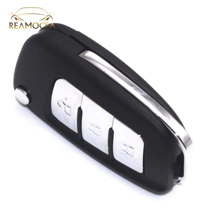 3 кнопочный модифицированный складной дистанционный ключ Reamocea S07080 для Ford Fiesta Focus