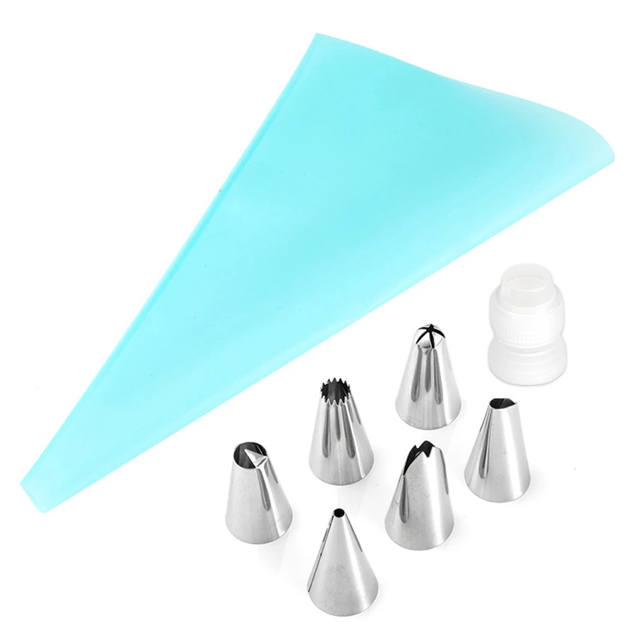 200 Set Silicone Kitchen Accessories Icing Piping Cream Pastry Bag With 6 Nozzle DIY Cake Decorating Tips Wholesale
200 Set Silicone Kitchen Accessories Icing Piping Cream Pastry Bag With 6 Nozzle DIY Cake Decorating Tips Wholesale