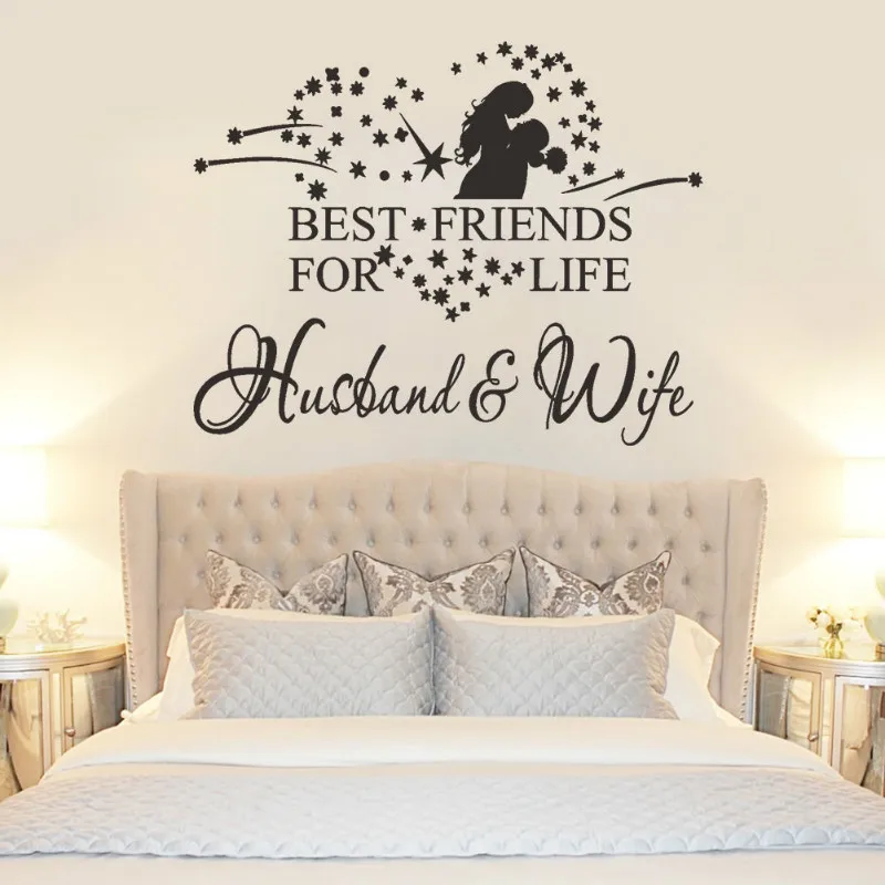 Romantic Best Friends for Life Husband Wife Heart Wall Stickers Husband Wife Wall Decal Quote Art Wall Sticker Decor
Romantic Best Friends for Life Husband Wife Heart Wall Stickers Husband Wife Wall Decal Quote Art Wall Sticker Decor
