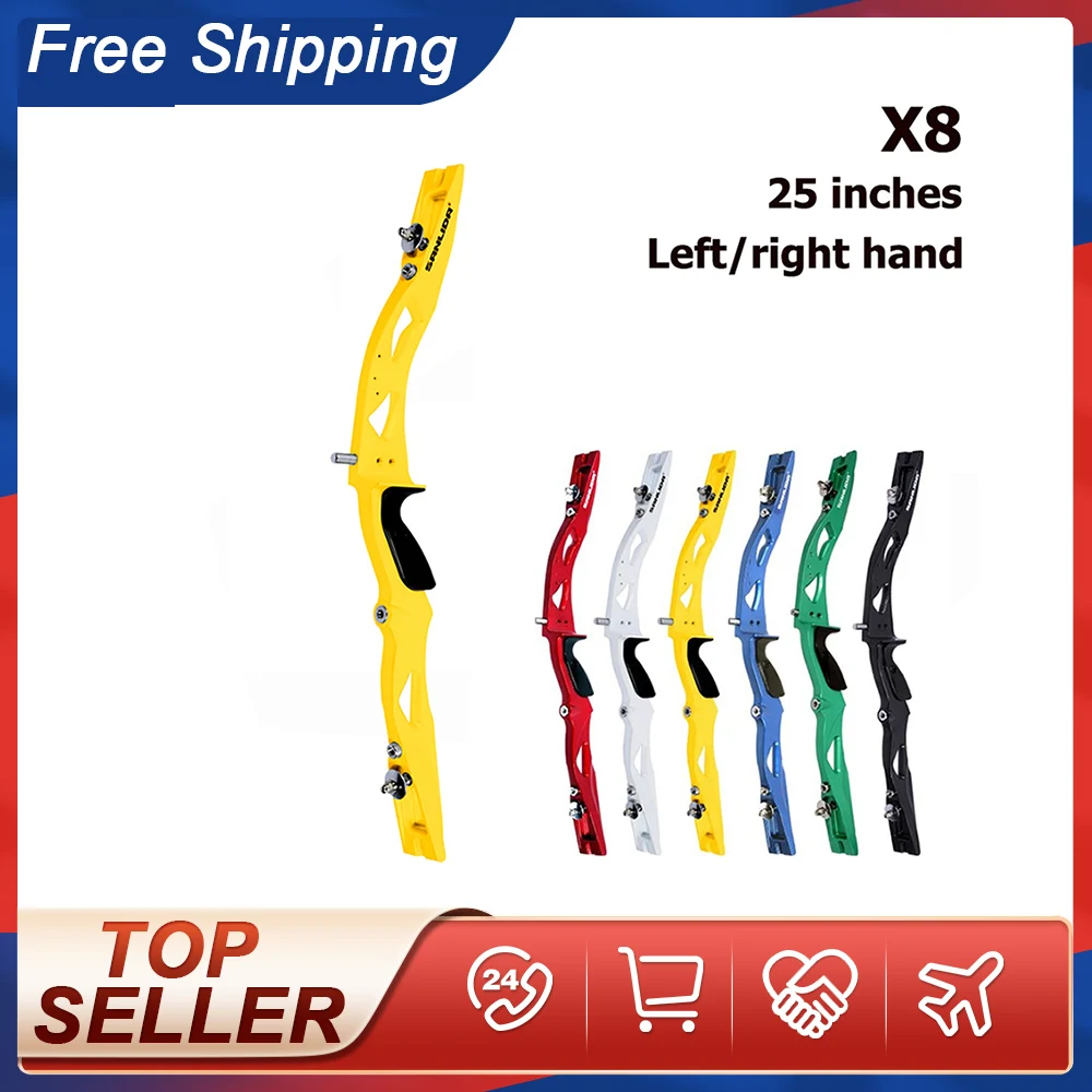 X8 Sanlida Entry-Level ILF Recurve Bow Riser ILF Target Riser 25'' Left/right hand available Hunting Shooting Outdoor Sports
X8 Sanlida Entry-Level ILF Recurve Bow Riser ILF Target Riser 25'' Left/right hand available Hunting Shooting Outdoor Sports