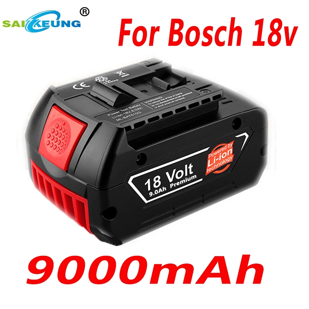 18650 перезаряжаемая литий-ионная батарея 18 в 9000 мАч, Замена Bosch 18 в, профессиональная батарея BAT609 BAT610 BAT618G BAT619 9 Ач
18650 перезаряжаемая литий-ионная батарея 18 в 9000 мАч, Замена Bosch 18 в, профессиональная батарея BAT609 BAT610 BAT618G BAT619 9 Ач