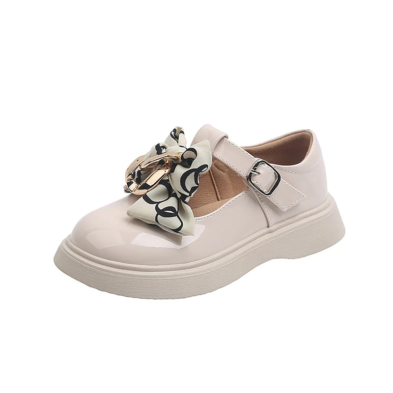 Girls Princess Shoes 2022 Spring and Autumn New Children Sweet Shoes Soft Sole Casual Bow Metal Chain Leather Shoes Lady Flats
Girls Princess Shoes 2022 Spring and Autumn New Children Sweet Shoes Soft Sole Casual Bow Metal Chain Leather Shoes Lady Flats