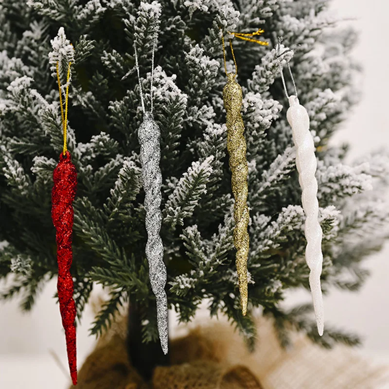 5/10pcs 13cm Christmas Simulation Ice Xmas Tree Hanging Ornament Fake Icicle Winter Party Christmas New Year Decoration Supplies
5/10pcs 13cm Christmas Simulation Ice Xmas Tree Hanging Ornament Fake Icicle Winter Party Christmas New Year Decoration Supplies