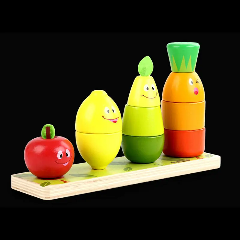 Wood fruit intellectual building blocks toys Enlighten children's Fruit Pile Tower Cartoon puppet Baby stacking toy wood natural
Wood fruit intellectual building blocks toys Enlighten children's Fruit Pile Tower Cartoon puppet Baby stacking toy wood natural