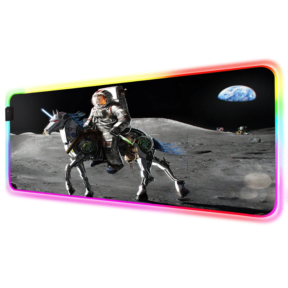 XGZ Large Mouse Pad on The Planet of Fantasy Horse Riding RGB Game Accessories Computer Home Keyboard LED Desk Gamer Mousepad
XGZ Large Mouse Pad on The Planet of Fantasy Horse Riding RGB Game Accessories Computer Home Keyboard LED Desk Gamer Mousepad
