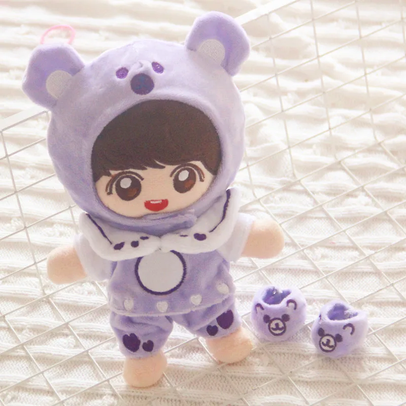 Purple 20cm Plush Doll's Clothes pants shoes hat Outfit Accessories for Korea Kpop EXO Idol Dolls Clothing Fans Gift Collection
Purple 20cm Plush Doll's Clothes pants shoes hat Outfit Accessories for Korea Kpop EXO Idol Dolls Clothing Fans Gift Collection