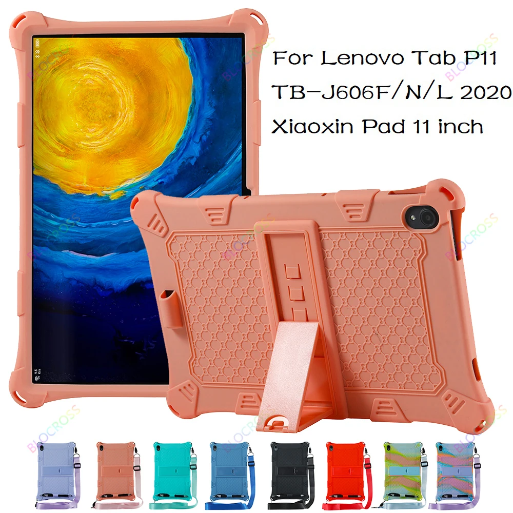 Stand Case for Lenovo Tab P11 TB-J606F J606N J606L Silicon Shockproof Cover for Lenovo P11 J606 Xiaoxi Pad 11" Protective Shell
Stand Case for Lenovo Tab P11 TB-J606F J606N J606L Silicon Shockproof Cover for Lenovo P11 J606 Xiaoxi Pad 11" Protective Shell