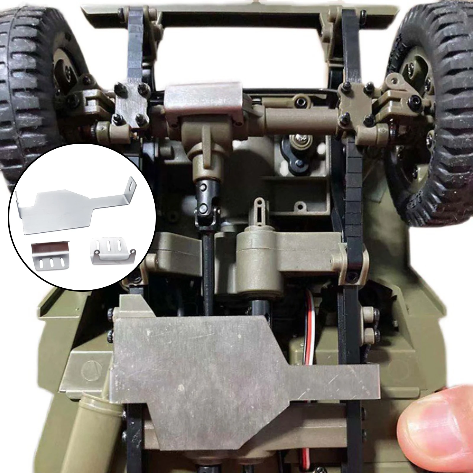 Metal RC Chassis Armor Axle Guard Plate for FMS ROCHOBBY 1941 Willys Jeep 1/12 Car Model Trucks DIY Accessory Parts
Metal RC Chassis Armor Axle Guard Plate for FMS ROCHOBBY 1941 Willys Jeep 1/12 Car Model Trucks DIY Accessory Parts