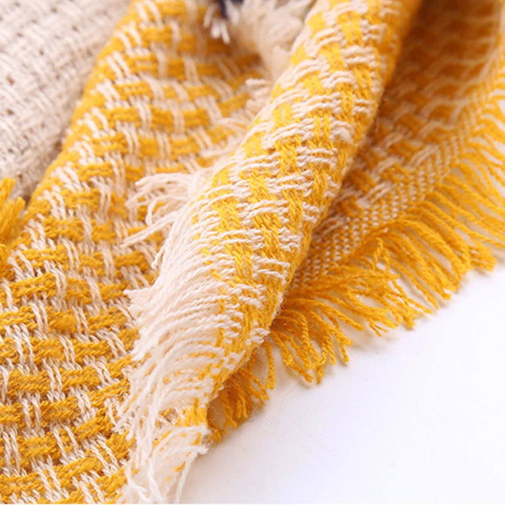 Foulard Femme Winter Women Scarf Women Colorful Stitch Long Wool Shawl Plaid Neck Scarf Shawl Winter Cashmere Scarf Pashmina11.7
Foulard Femme Winter Women Scarf Women Colorful Stitch Long Wool Shawl Plaid Neck Scarf Shawl Winter Cashmere Scarf Pashmina11.7