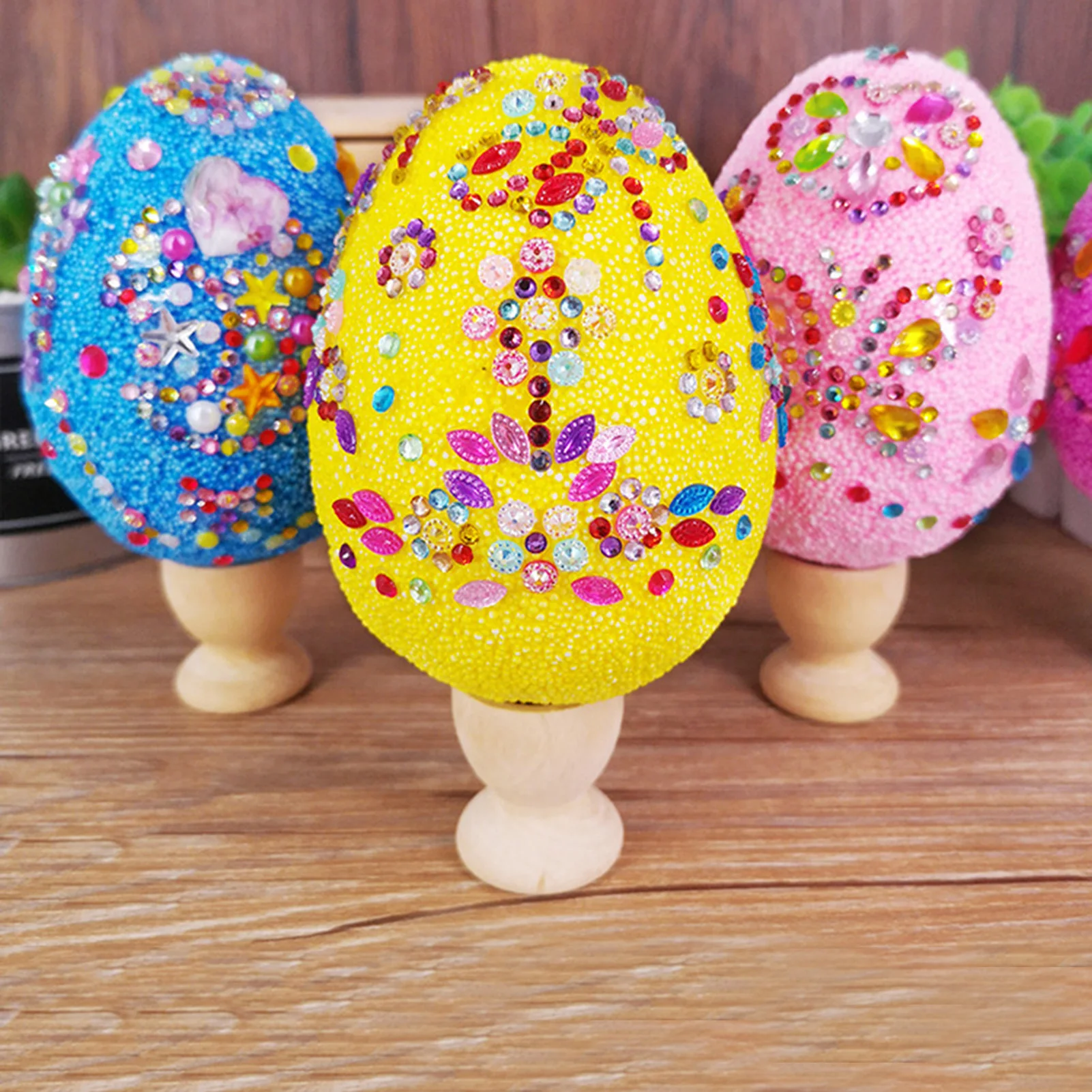 DIY Colorful Easter Egg Set Bright Eye-catching Making Toy for Birthday Holiday Decoration Wedding Party Decoration
DIY Colorful Easter Egg Set Bright Eye-catching Making Toy for Birthday Holiday Decoration Wedding Party Decoration