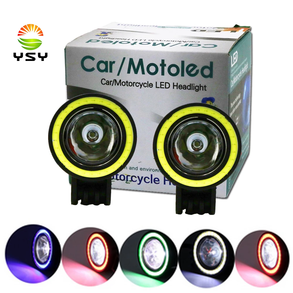 YSY 1pcs 15W LED Motorcycle Angel Eyes Headlight DRL Spotlights Auxiliary Bright LED Bicycle Lamp Accessories Car Work Fog Light
YSY 1pcs 15W LED Motorcycle Angel Eyes Headlight DRL Spotlights Auxiliary Bright LED Bicycle Lamp Accessories Car Work Fog Light