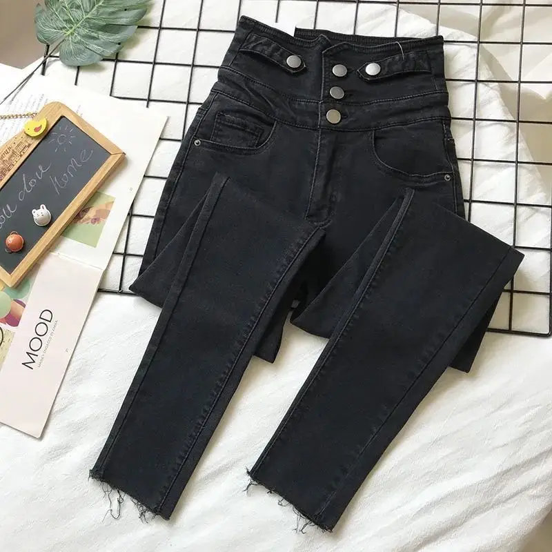 Plus Size Jeans Female Denim Pants Black Womens Jeans Woman Donna Stretch Bottoms Feminino Skinny Pants for Women Trousers D282
Plus Size Jeans Female Denim Pants Black Womens Jeans Woman Donna Stretch Bottoms Feminino Skinny Pants for Women Trousers D282