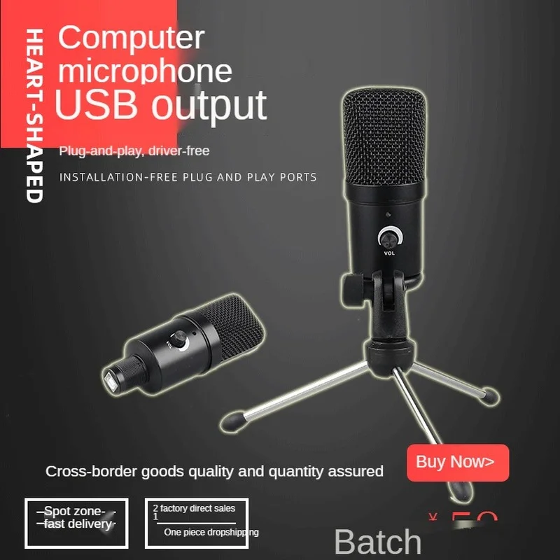 Portable smart Condenser Microphon With USB Interface ,No Need To Drive To Connect Windows 
Portable smart Condenser Microphon With USB Interface ,No Need To Drive To Connect Windows