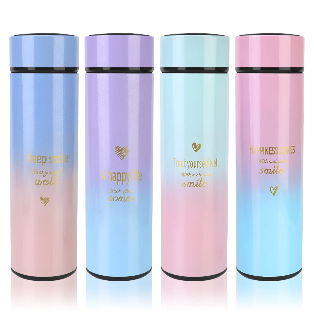 500ML Water Bottle Smart Insulation Cup Portable Coffee Cup Stainless Steel Led Digital Temperature Display Outdoor Travel
500ML Water Bottle Smart Insulation Cup Portable Coffee Cup Stainless Steel Led Digital Temperature Display Outdoor Travel