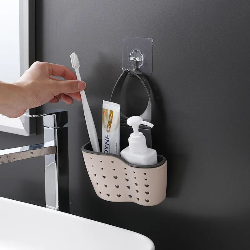 1PCS Sink Drain Basket adjustable buckle type soap sponge storage rack Kitchen bathroom Hanging drain basket Kitchen Gadgets
1PCS Sink Drain Basket adjustable buckle type soap sponge storage rack Kitchen bathroom Hanging drain basket Kitchen Gadgets
