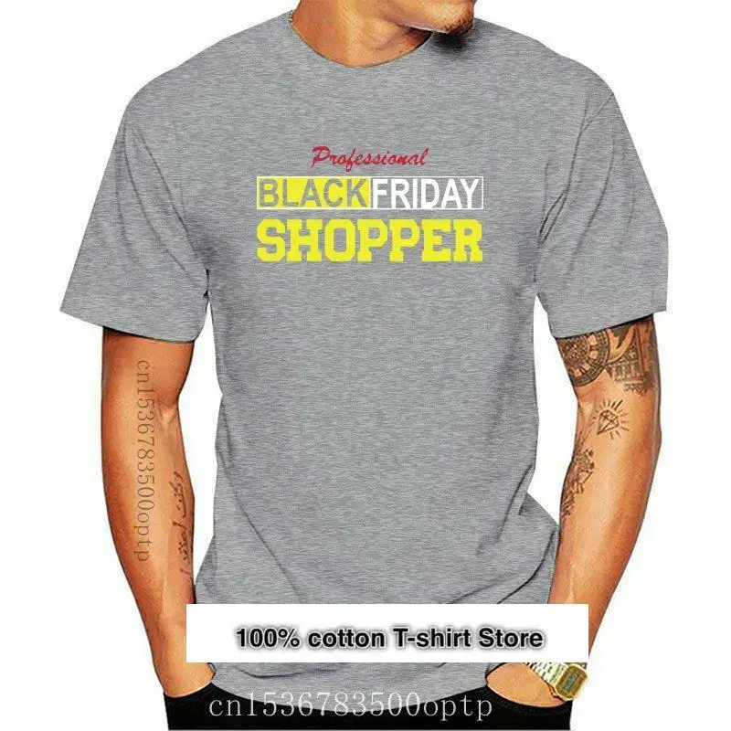 Camiseta a la moda para hombre y mujer, camisa profesional de marca, con estampado de Black Friday Shopper, estándar, 2018
Camiseta a la moda para hombre y mujer, camisa profesional de marca, con estampado de Black Friday Shopper, estándar, 2018