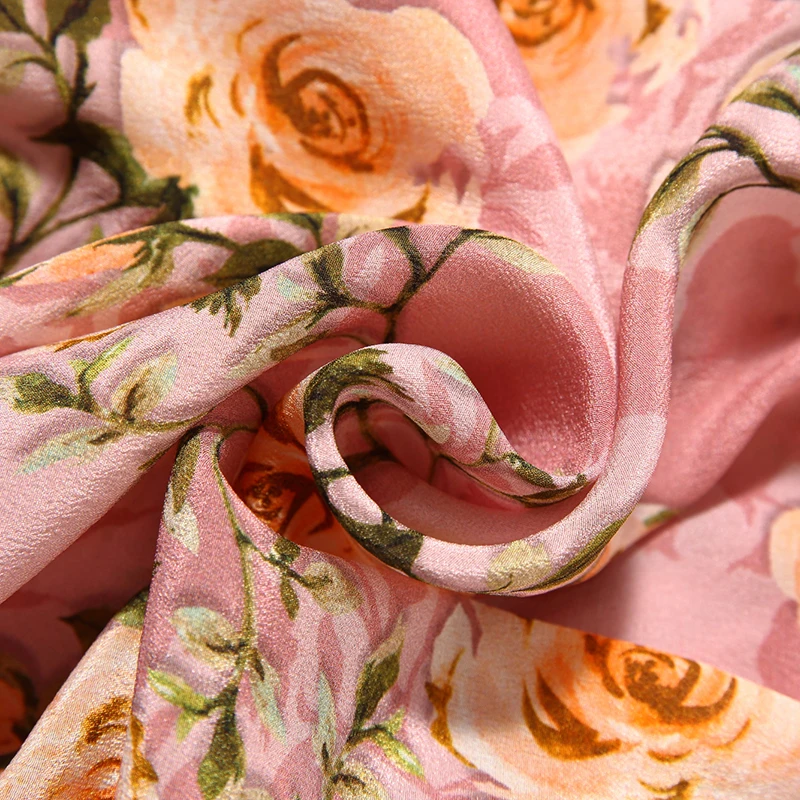 Summer Women Vintage Sweet Dresses Elegant Peter pan Collar Short Sleeve 100% Pure Real Silk Lady Floral Print Ruffles Dress 
Summer Women Vintage Sweet Dresses Elegant Peter pan Collar Short Sleeve 100% Pure Real Silk Lady Floral Print Ruffles Dress