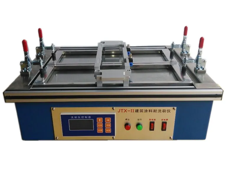 New standard paint scrubbing resistance tester JTX-II architectural coating scrubbing resistance tester GB/T9755-2014
New standard paint scrubbing resistance tester JTX-II architectural coating scrubbing resistance tester GB/T9755-2014