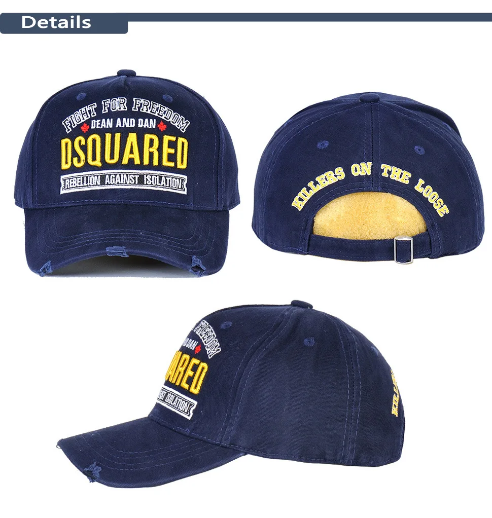 Men's and Women's Outdoor Baseball Caps Sun Hats Embroidered Letters dsquared2 Cap high quality
Men's and Women's Outdoor Baseball Caps Sun Hats Embroidered Letters dsquared2 Cap high quality