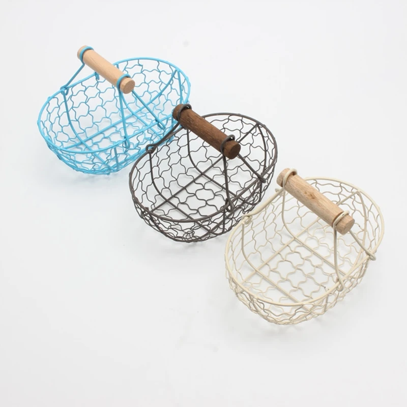 Retro Iron Hollow-Out Desktop Storage Basket with Handle Metal Wire Mesh Basketry Desk Tray Creative Sundries Fruit Dessert
Retro Iron Hollow-Out Desktop Storage Basket with Handle Metal Wire Mesh Basketry Desk Tray Creative Sundries Fruit Dessert