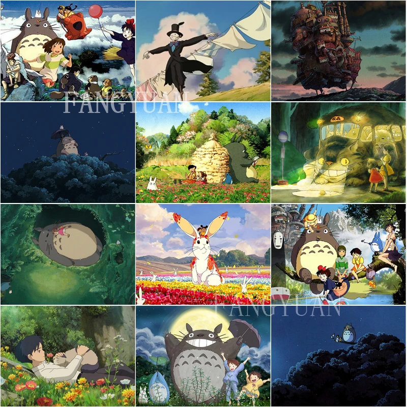 Handmade Diamond Painting Anime My Neighbor Totoro Full Square Diamond Cross Stitch Kit Crystal Family Decor Children's Gift
Handmade Diamond Painting Anime My Neighbor Totoro Full Square Diamond Cross Stitch Kit Crystal Family Decor Children's Gift