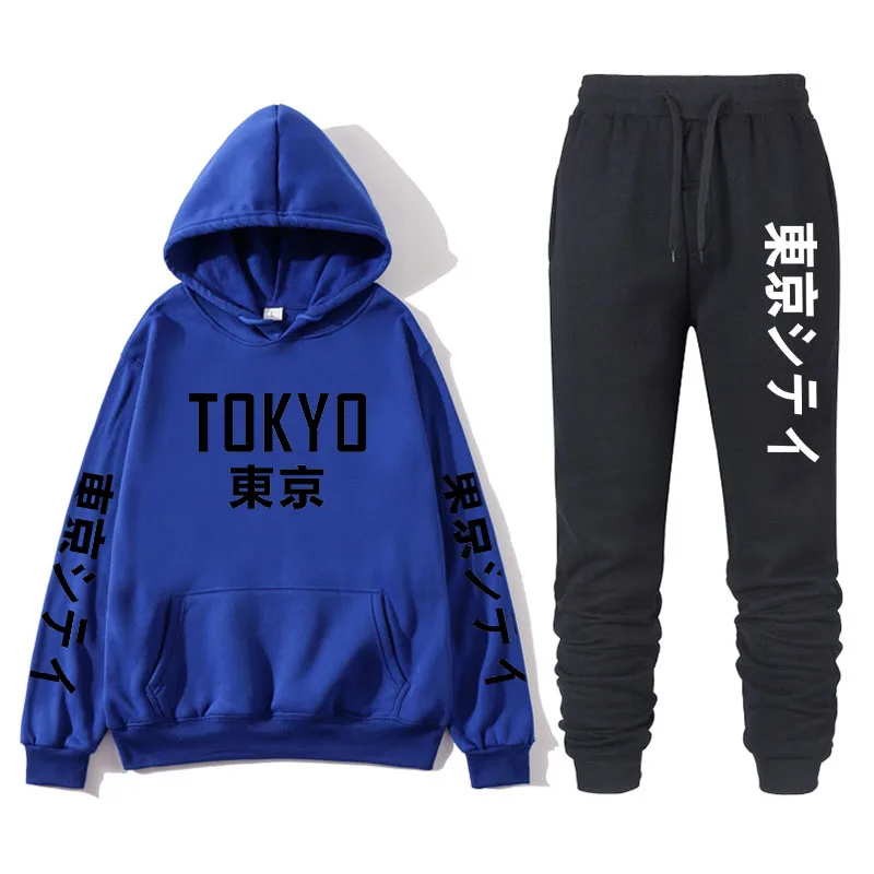 2021 spot casual sports trousers fashion urban hooded suit printing Tokyo alphabet men's suit on behalf of
2021 spot casual sports trousers fashion urban hooded suit printing Tokyo alphabet men's suit on behalf of