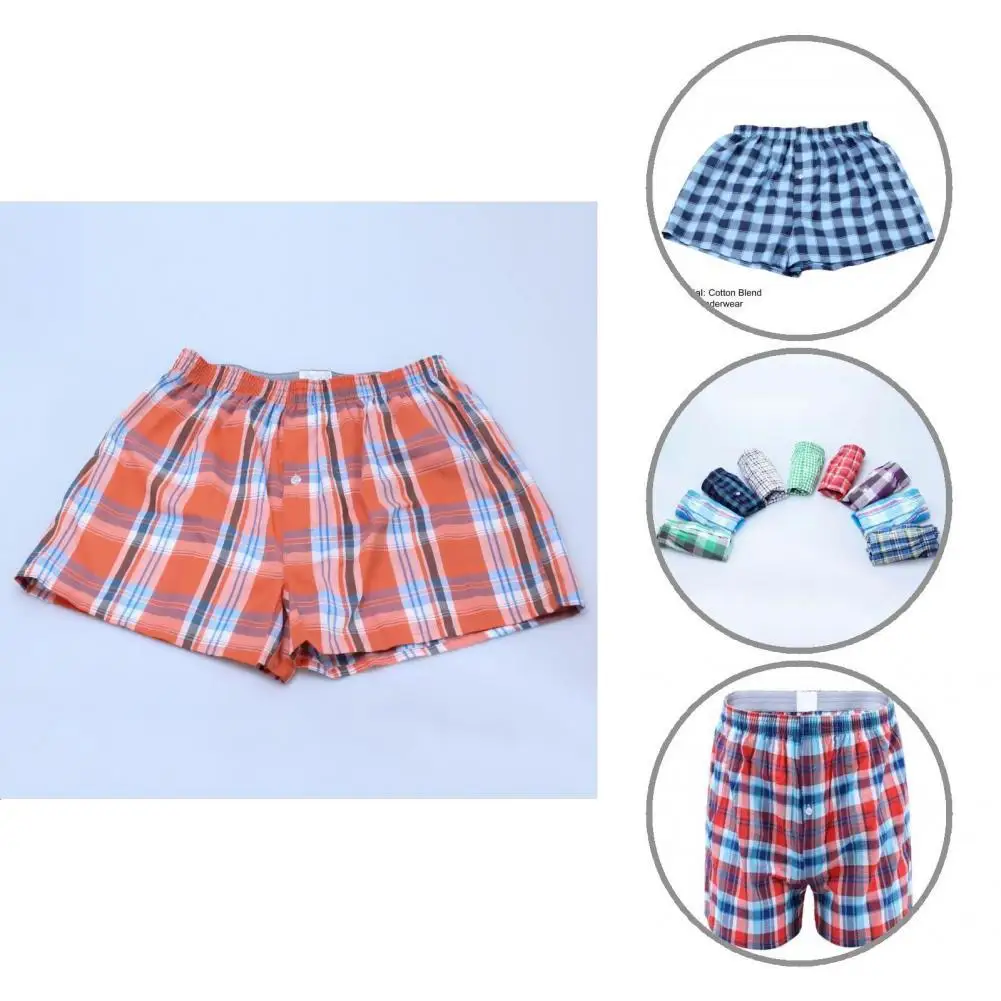 Quick Dry Terrific Antiseptic Men Briefs Sweat Absorption Men Underpants Plaid for Daily Wear
Quick Dry Terrific Antiseptic Men Briefs Sweat Absorption Men Underpants Plaid for Daily Wear