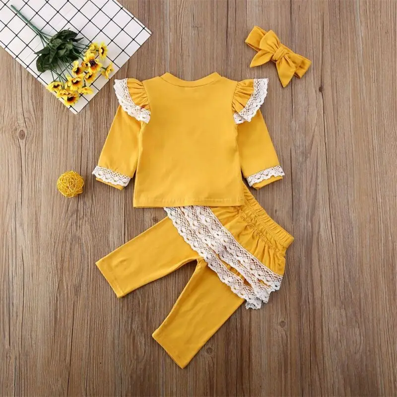 UK 3PCS Newborn Baby Girl 0-24M Clothes Lace Ruffle Top T-shirt Pants Headband Outfit
UK 3PCS Newborn Baby Girl 0-24M Clothes Lace Ruffle Top T-shirt Pants Headband Outfit