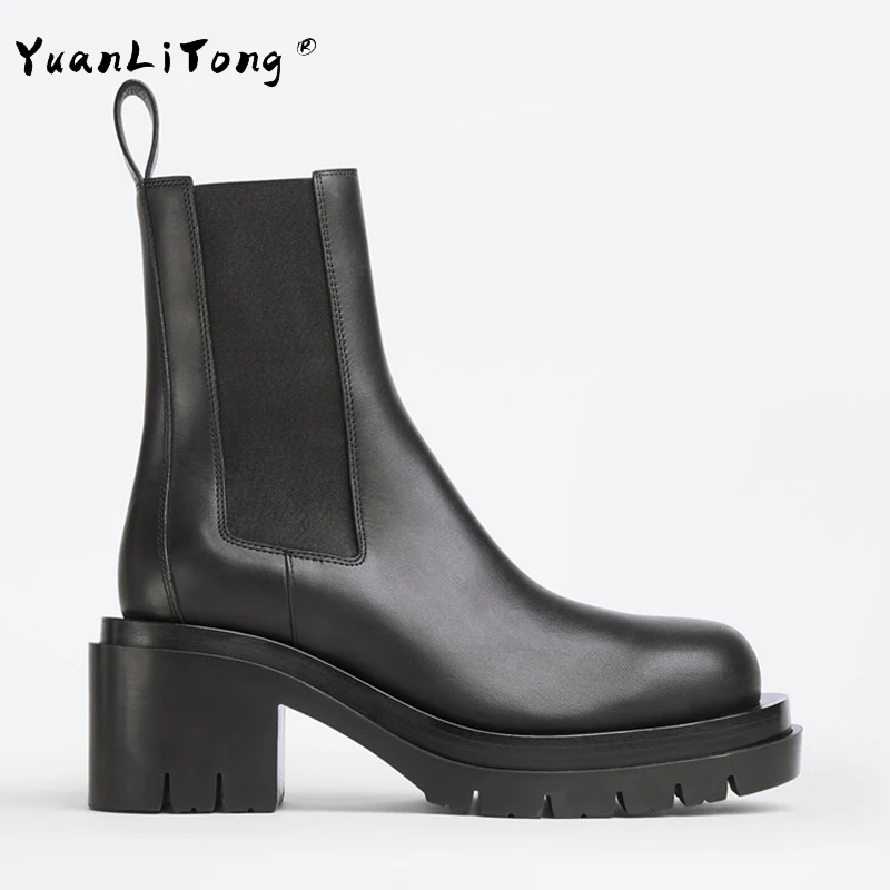 2021 New Martin Boots for Women Thin Thick-heeled Thick-soled Chelsea Boots Black High-heeled Gothic Boots Women
2021 New Martin Boots for Women Thin Thick-heeled Thick-soled Chelsea Boots Black High-heeled Gothic Boots Women