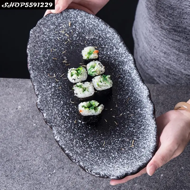 Nordic Ceramic Sushi Grilled Fish Ramen Plate Simple Restaurant Hotel Tableware Household Oval Retro Steak Snack Dessert Plate
Nordic Ceramic Sushi Grilled Fish Ramen Plate Simple Restaurant Hotel Tableware Household Oval Retro Steak Snack Dessert Plate