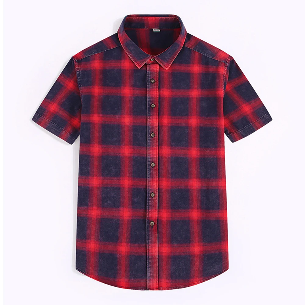 2020 men's new summer casual and comfortable short sleeve shirt cotton color textile Plaid all over short sleeve men's shirt
2020 men's new summer casual and comfortable short sleeve shirt cotton color textile Plaid all over short sleeve men's shirt