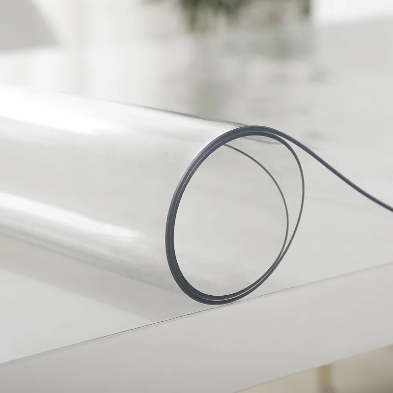 Soft Glass Tablecloth Transparent Table Mat PVC Waterproof Oil-Proof Household Can be Customized Odorless Thickness 1.5mm
Soft Glass Tablecloth Transparent Table Mat PVC Waterproof Oil-Proof Household Can be Customized Odorless Thickness 1.5mm