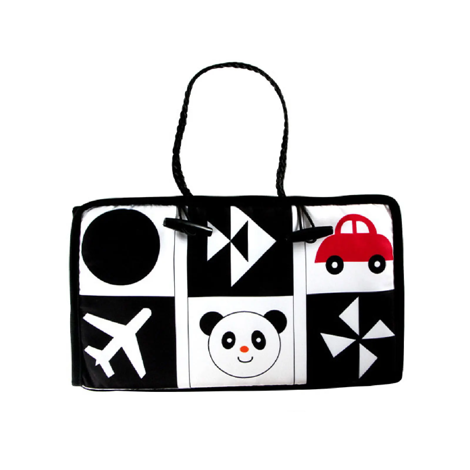 Newborns Hanging Cloth Book Tummy Time Floor Mirror Book Toy Black & White Book Vision Stimulation Training Mirror Toy
Newborns Hanging Cloth Book Tummy Time Floor Mirror Book Toy Black & White Book Vision Stimulation Training Mirror Toy