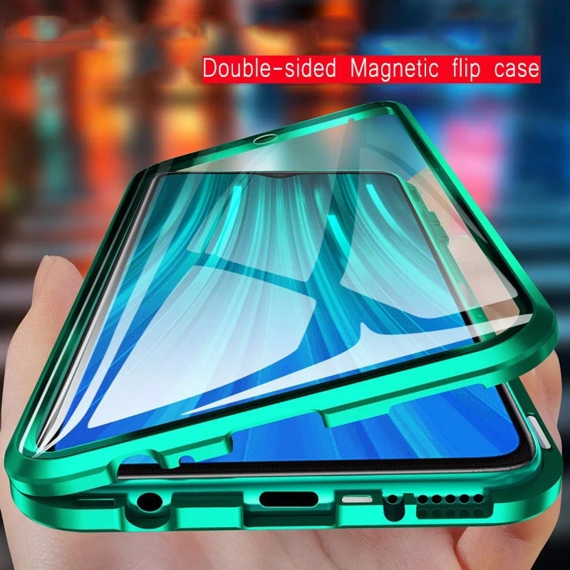 Metal Magnetic Phone Case For Xiaomi Pocophone X3 NFC POCO X3 Pro Double Transparent HD Glass Screen Shockproof Protective Cover
Metal Magnetic Phone Case For Xiaomi Pocophone X3 NFC POCO X3 Pro Double Transparent HD Glass Screen Shockproof Protective Cover