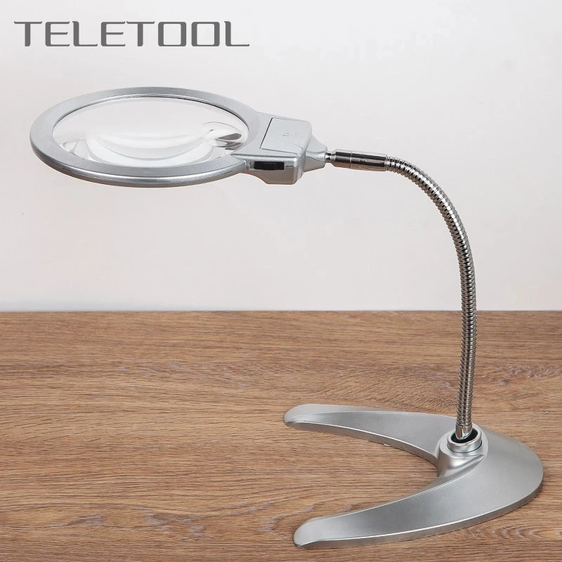 Illuminated Desk Table Led Lamp Magnifying Glass 2X 5X Magnifying Table 2 LED Reading Diamond Painting magnifier Tools Gift
Illuminated Desk Table Led Lamp Magnifying Glass 2X 5X Magnifying Table 2 LED Reading Diamond Painting magnifier Tools Gift