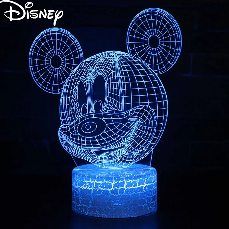 DISNEY LED night light Mickey Minnie Stitch 3D visual stereo light touch desk lamp 16 colors remote control USB battery dual-use
DISNEY LED night light Mickey Minnie Stitch 3D visual stereo light touch desk lamp 16 colors remote control USB battery dual-use
