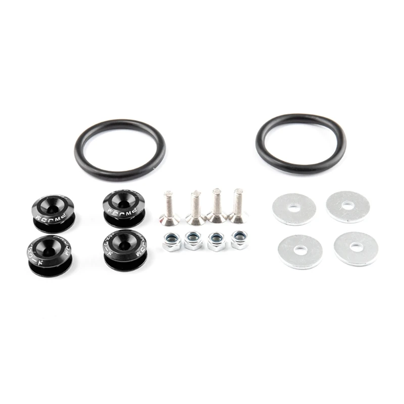 Universal Aluminum Bumper Quick Release Fastener Kit, Double-layer Gasket, For Front / Rear Bumper, Trunk/hatch Door Cover
Universal Aluminum Bumper Quick Release Fastener Kit, Double-layer Gasket, For Front / Rear Bumper, Trunk/hatch Door Cover