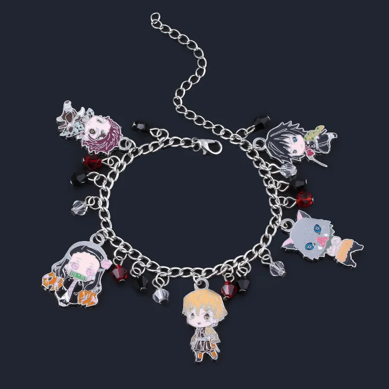 Hot Anime Demon Slayer Kimetsu no Yaiba Bracelets Men Kamado Tanjirou Metal Bangle For Fans Cosplay Cartoon Cute Character
Hot Anime Demon Slayer Kimetsu no Yaiba Bracelets Men Kamado Tanjirou Metal Bangle For Fans Cosplay Cartoon Cute Character
