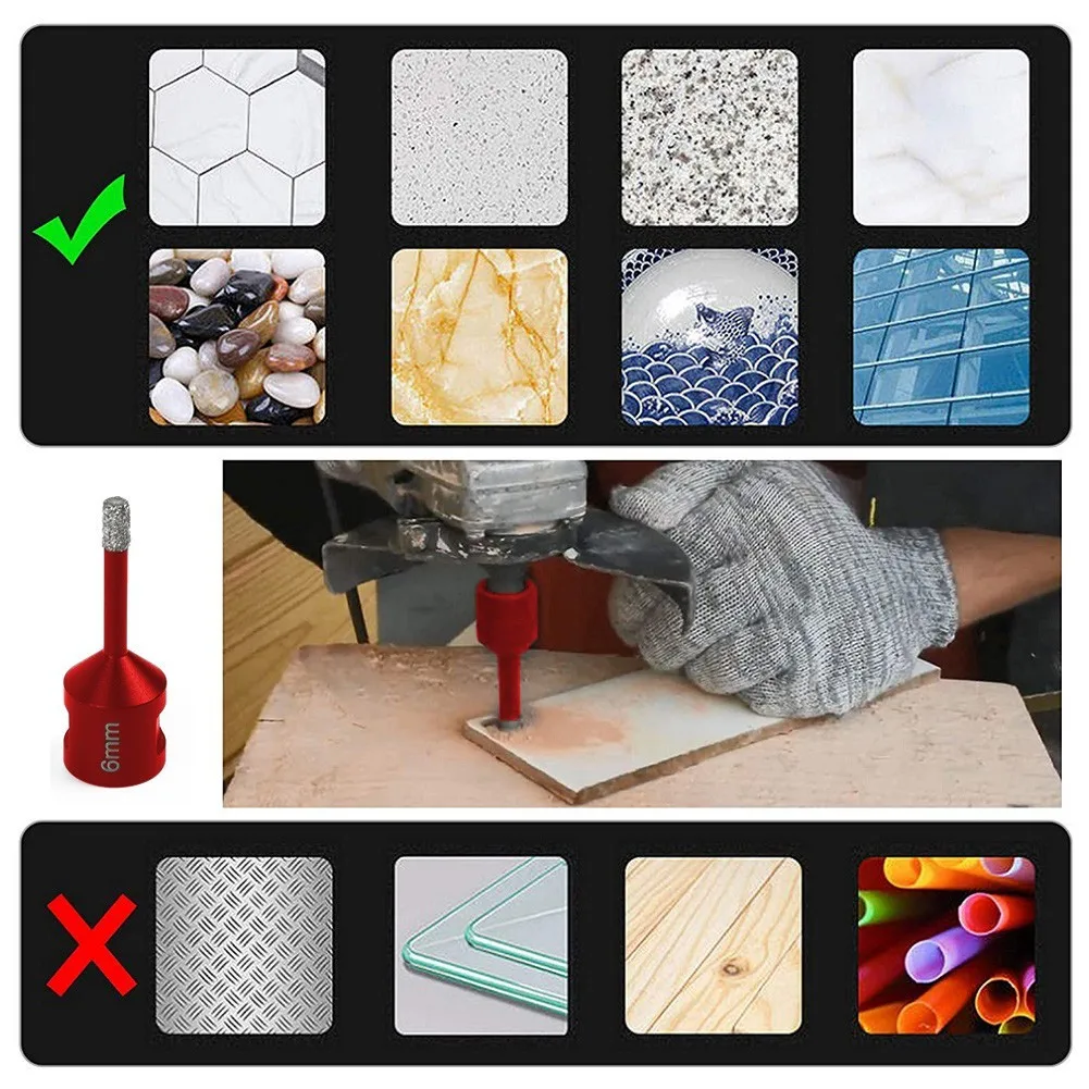 Ceramic Brazing Drill Drill Bits Glass Granite Porcelain Tile 4pcs 2021 High Quality Red
Ceramic Brazing Drill Drill Bits Glass Granite Porcelain Tile 4pcs 2021 High Quality Red