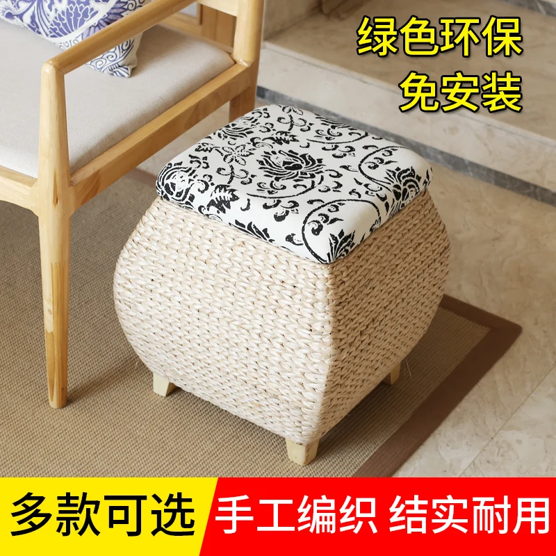 Rattan grass replacement shoe stool storage storage stool seat box can sit people into the door shoe stool foot shoes bench sho
Rattan grass replacement shoe stool storage storage stool seat box can sit people into the door shoe stool foot shoes bench sho