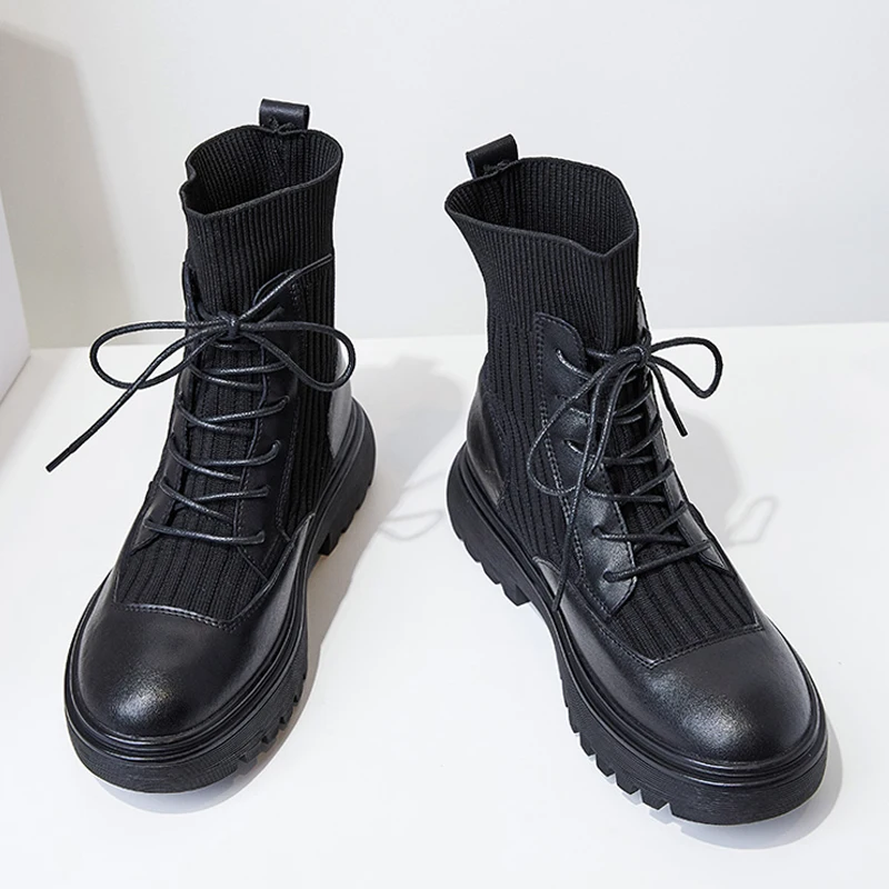 Fashion Sock Boots Women 2021 Winter New Ankle Boots Thick Heel Shoe Girls Summer Autumn Street Style Platform Shoes For Women 
Fashion Sock Boots Women 2021 Winter New Ankle Boots Thick Heel Shoe Girls Summer Autumn Street Style Platform Shoes For Women
