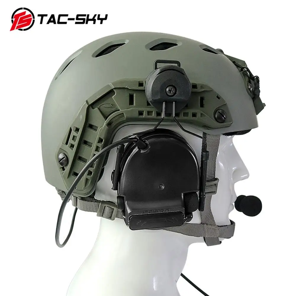 Тактический шлем TAC -SKY COMTAC III с креплением наушники для активного отдыха охоты