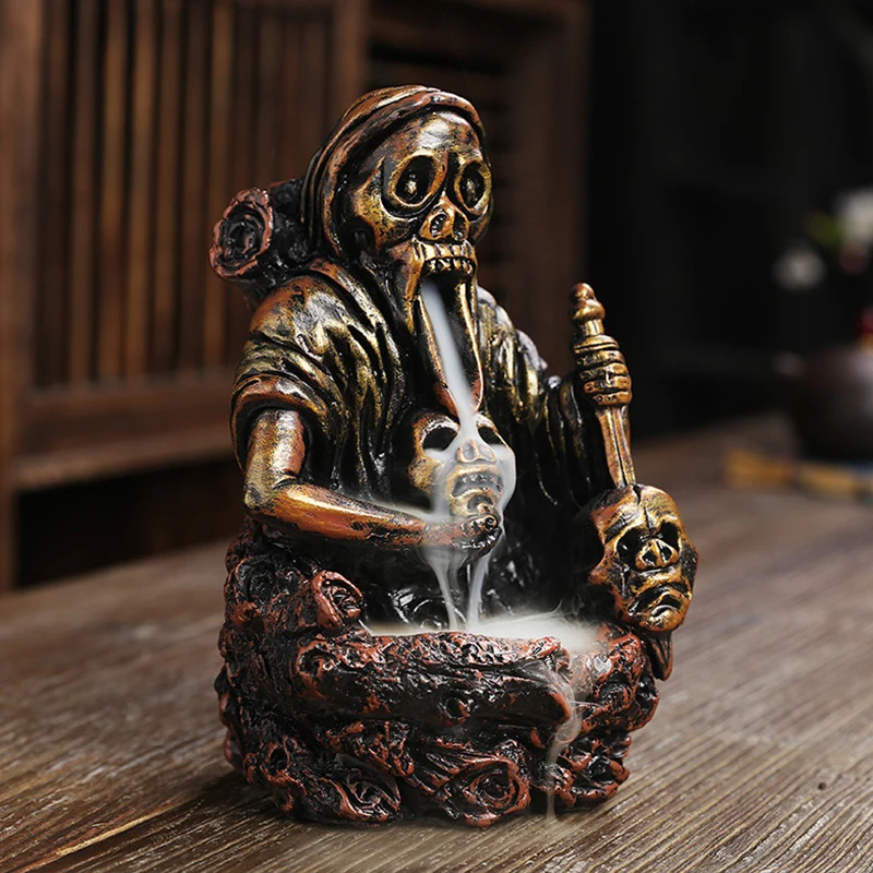 Waterfall Backflow Incense Resin Burners Halloween Decorative Skeleton Figurine For Home Decor KSI999
Waterfall Backflow Incense Resin Burners Halloween Decorative Skeleton Figurine For Home Decor KSI999