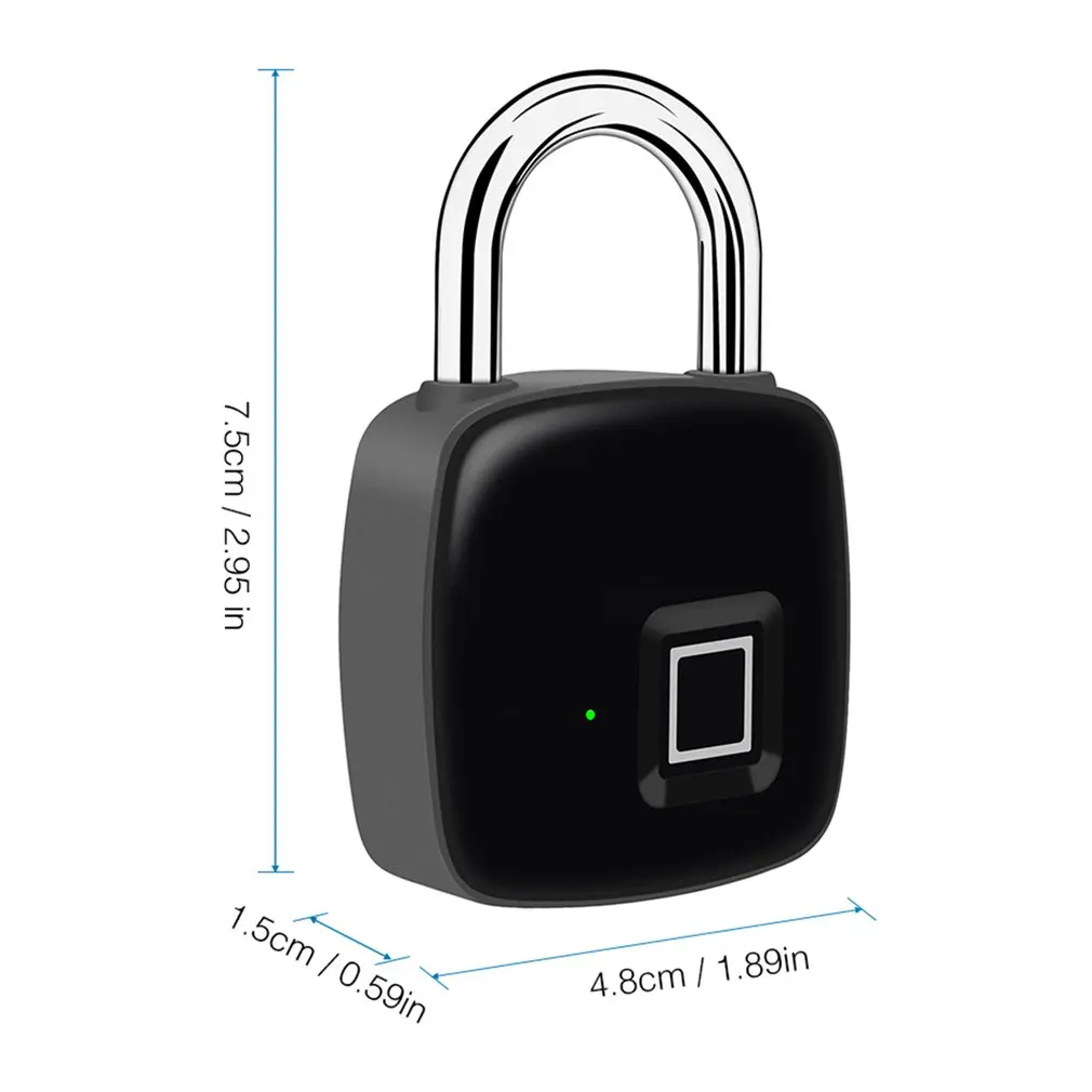 P3+ Wireless Fingerprint Padlock Keyless Smart Lock Biometric Security Touch Waterproof USB Charging For Gym Door Case
P3+ Wireless Fingerprint Padlock Keyless Smart Lock Biometric Security Touch Waterproof USB Charging For Gym Door Case