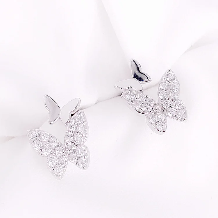 925 Sterling Silver Prevent Allergy Zircon Butterfly Earrings For Women Girl Gift pendientes stud earrings ear ring earrings
925 Sterling Silver Prevent Allergy Zircon Butterfly Earrings For Women Girl Gift pendientes stud earrings ear ring earrings