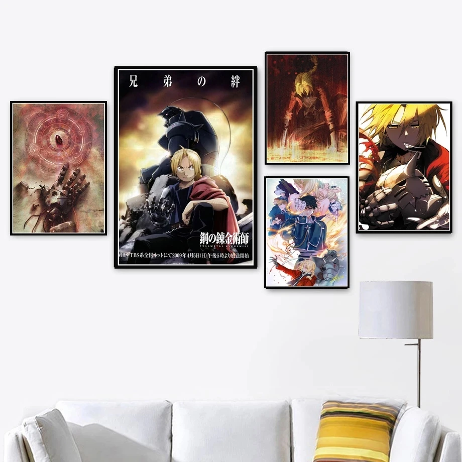 Canvas Painting Fullmetal Alchemist Japan Anime Movie Edward Alphonse Poster Prints Wall Art Pictures Living Room Home Decor
Canvas Painting Fullmetal Alchemist Japan Anime Movie Edward Alphonse Poster Prints Wall Art Pictures Living Room Home Decor