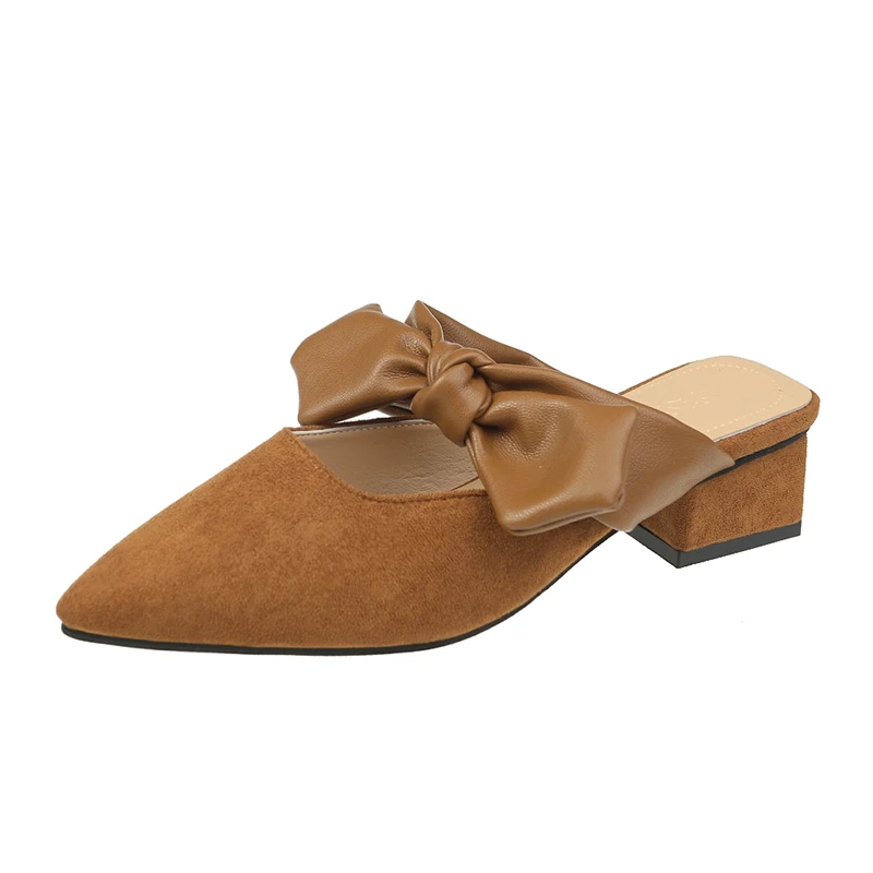 2021 Autumn Women's Shoes Slippers Slip-On Solid Butterfly-knot Cover Toe Fashion Sweet Leisure Low Heels Square Heel Flock
2021 Autumn Women's Shoes Slippers Slip-On Solid Butterfly-knot Cover Toe Fashion Sweet Leisure Low Heels Square Heel Flock