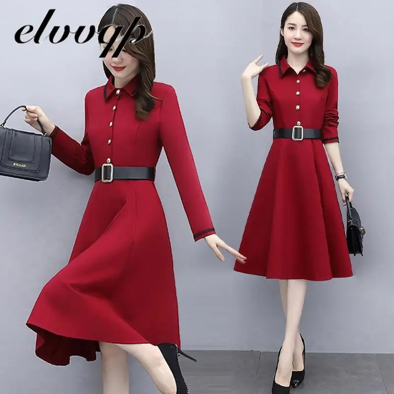 Casual Shirt Dresses Women Spring Autumn Solid Dress Office Work Dress Buttons Long Sleeve Bandage Elegant Dresses Vestidos
Casual Shirt Dresses Women Spring Autumn Solid Dress Office Work Dress Buttons Long Sleeve Bandage Elegant Dresses Vestidos