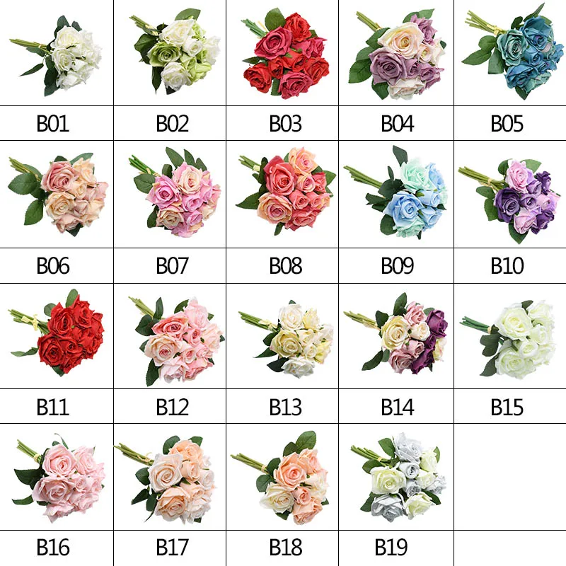Artificial Silk Rose Flower Hydrangea Peony Bride Bouquet Wedding Decoration Festival Party Home DIY Wreath Fake Flower Supplies
Artificial Silk Rose Flower Hydrangea Peony Bride Bouquet Wedding Decoration Festival Party Home DIY Wreath Fake Flower Supplies