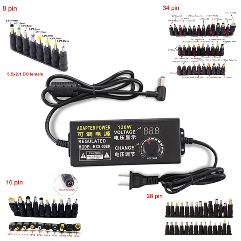 Adjustable AC 220V To DC 12V Power Supply Adapter 1V 3V 6V 9V 12V 15V 18V 24V 2A 5A 10A Volt Universal charger led display
Adjustable AC 220V To DC 12V Power Supply Adapter 1V 3V 6V 9V 12V 15V 18V 24V 2A 5A 10A Volt Universal charger led display